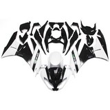 0212 Fairing Kawasaki Ninja Zx6R Zx-6R 09 10 11 12 2009 - 2012 Cowling White Black